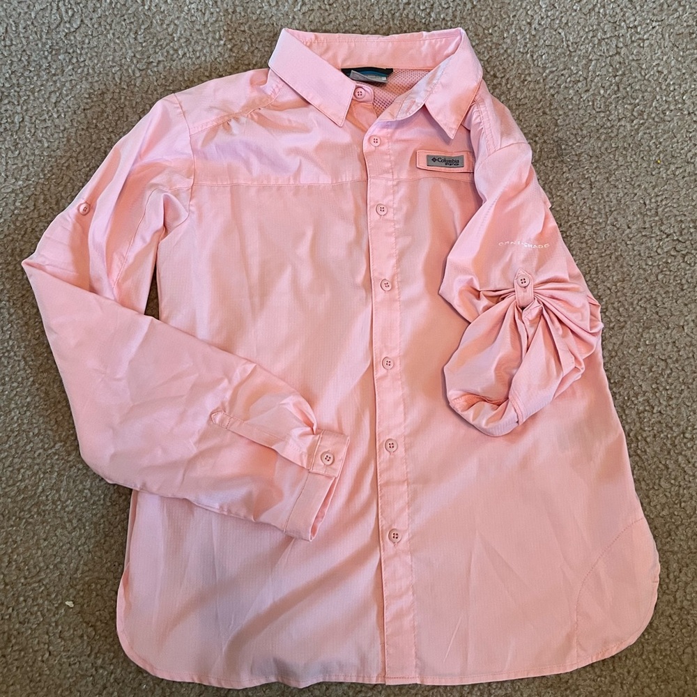 Boys Columbia button up (14/16)
